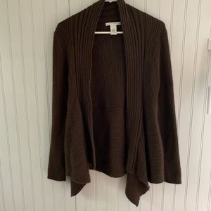Super soft brown cardigan sweater
